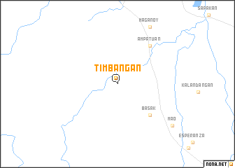 map of Timbañgan