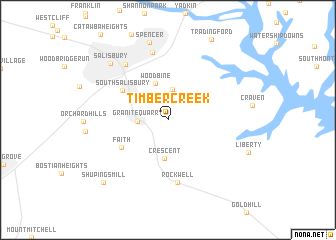 map of Timbercreek