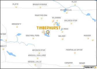 map of Timberhurst