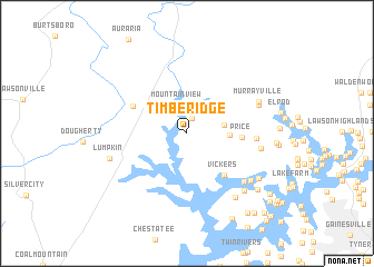 map of Timberidge