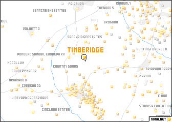 map of Timberidge