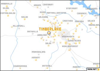 map of Timberlake