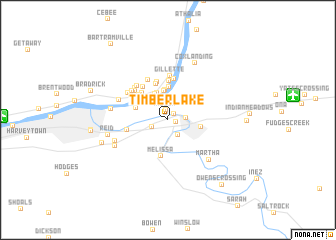 map of Timberlake