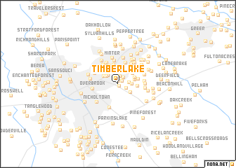 map of Timberlake