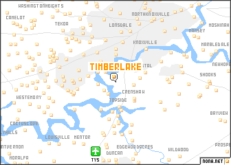 map of Timberlake