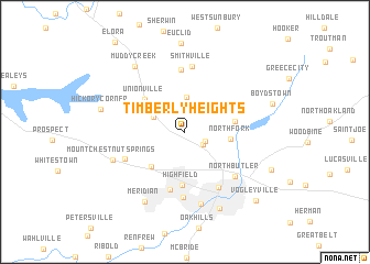 map of Timberly Heights
