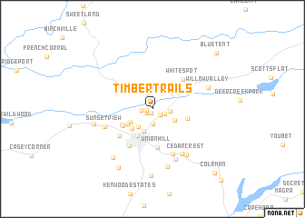 map of Timber Trails