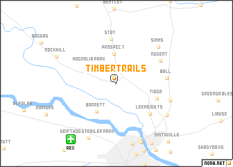 map of Timber Trails