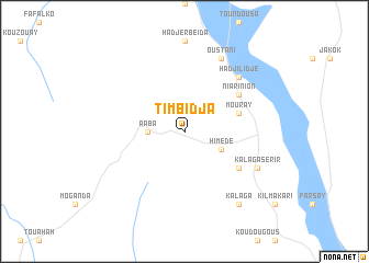 map of Timbidja