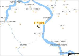 map of Timbiré