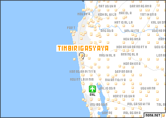 map of Timbirigasyaya