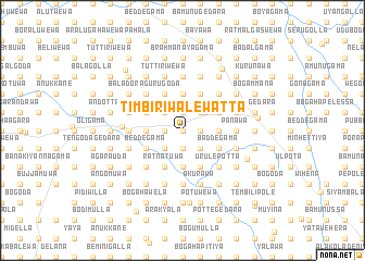 map of Timbiriwalewatta