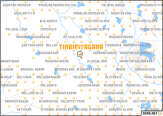 map of Timbiriyagama