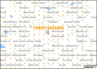 map of Timbiriyagedara