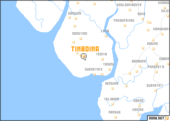 map of Timboïma