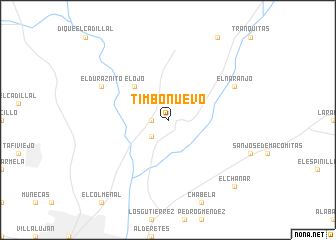 map of Timbó Nuevo