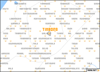 map of Timbora