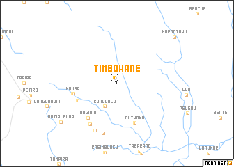map of Timbowane