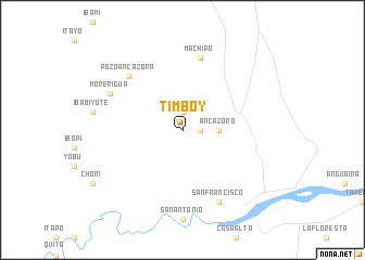 map of Timboy