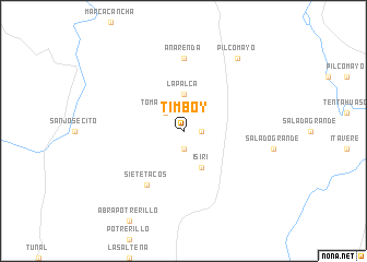 map of Timboy