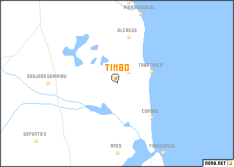 map of Timbó