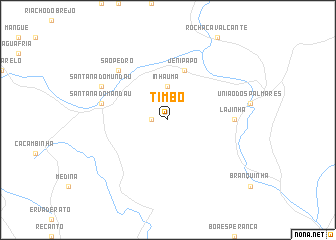 map of Timbó