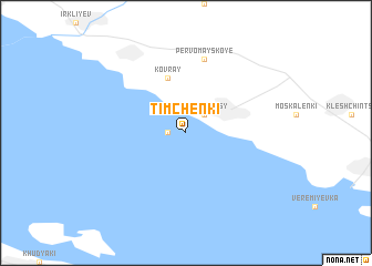 map of Timchenki