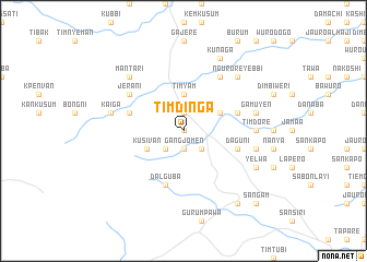 map of Timdinga