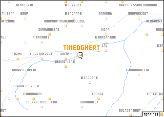 map of Timedghert