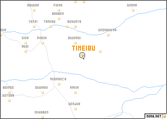 map of Timeibu