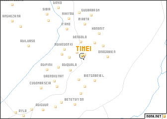 map of Timeʼī