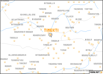 map of Timekti