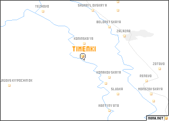 map of Timenki