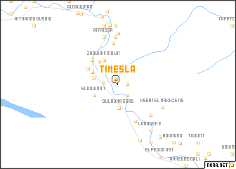 map of Timesla