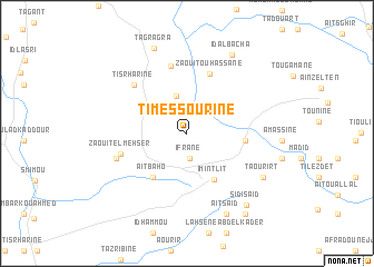 map of Timessourine