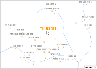 map of Timezrit