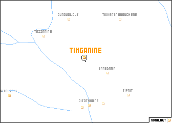 map of Timganine