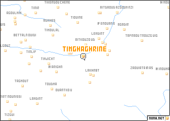 map of Timghaghrine