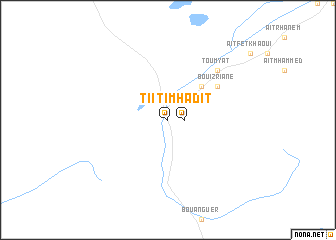 map of Timhadit