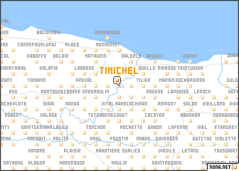 map of Ti Michel