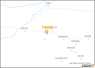 map of Timina