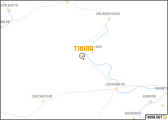 map of Timina