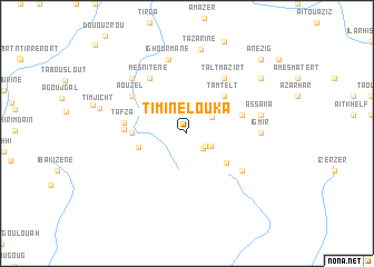 map of Timine Louka