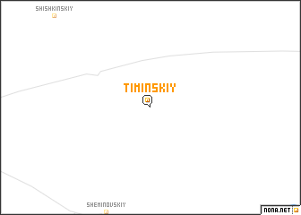 map of Timinskiy
