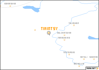 map of Timintsy