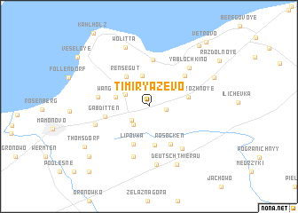 map of Timiryazevo