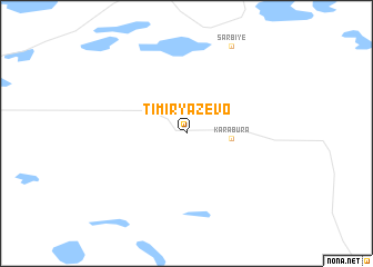 map of Timiryazevo