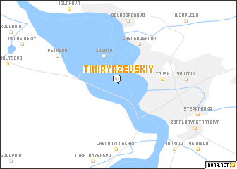 map of Timiryazevskiy