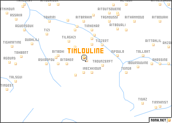 map of Timlouline