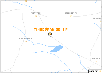 map of Timmāreddipalle